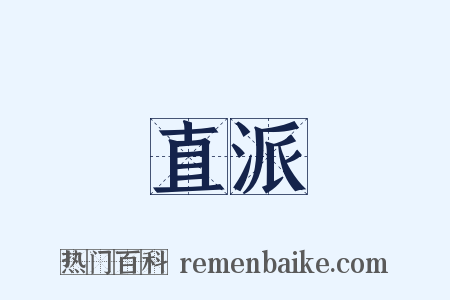 直派是什么意思的图片